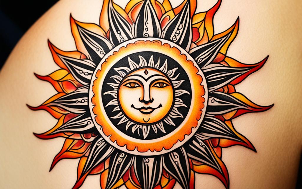 Qué significado tienen los tatuajes de sol