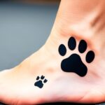 Significado de Tatuajes de Huellas de Perro