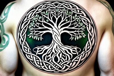 Tatuaje del árbol de la vida celta: qué representa