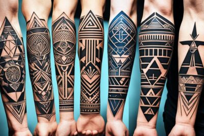 origen e historia de los tatuajes Geométrico