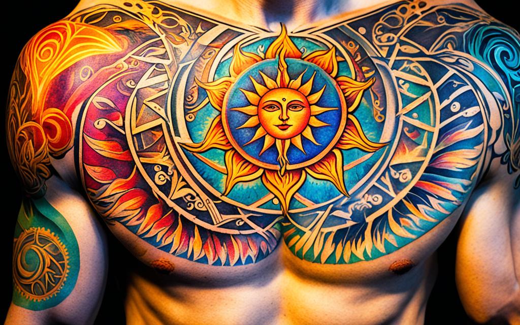 significado espiritual de los tatuajes de sol