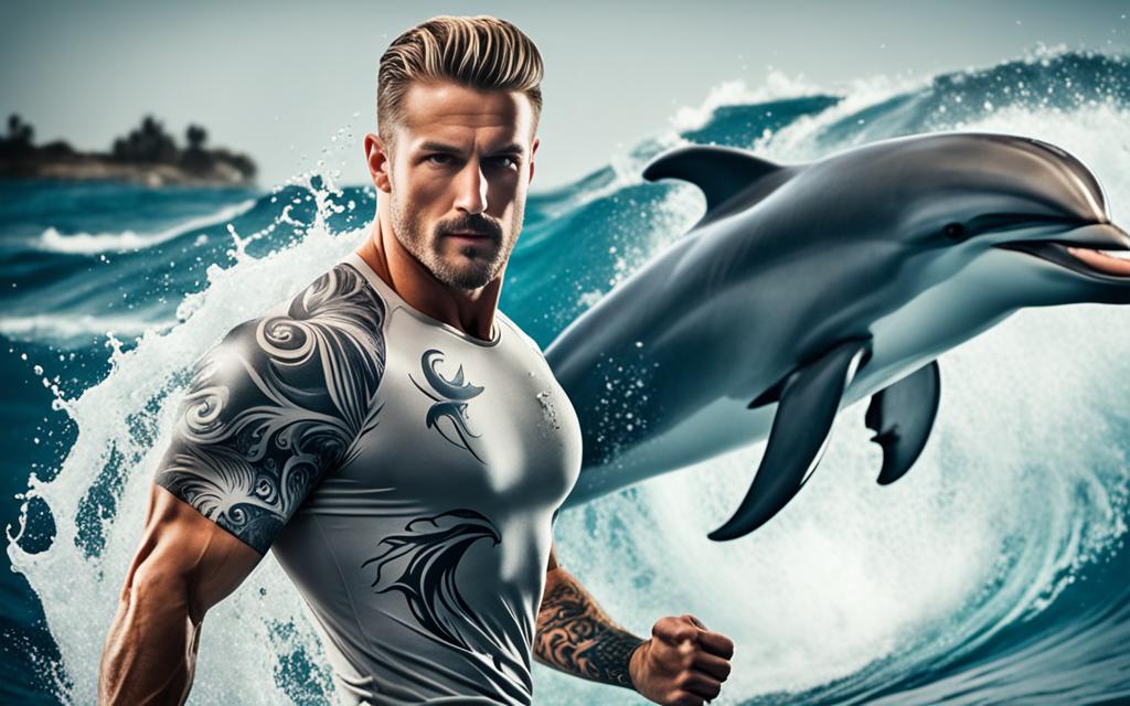 tatuajes de delfines para hombres