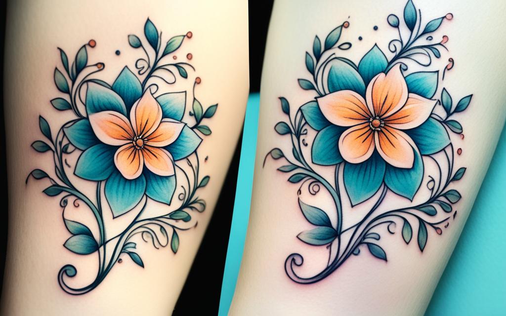 tatuajes de flores para amigas