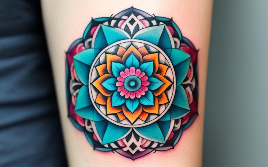 tatuajes geométricos y de mandalas