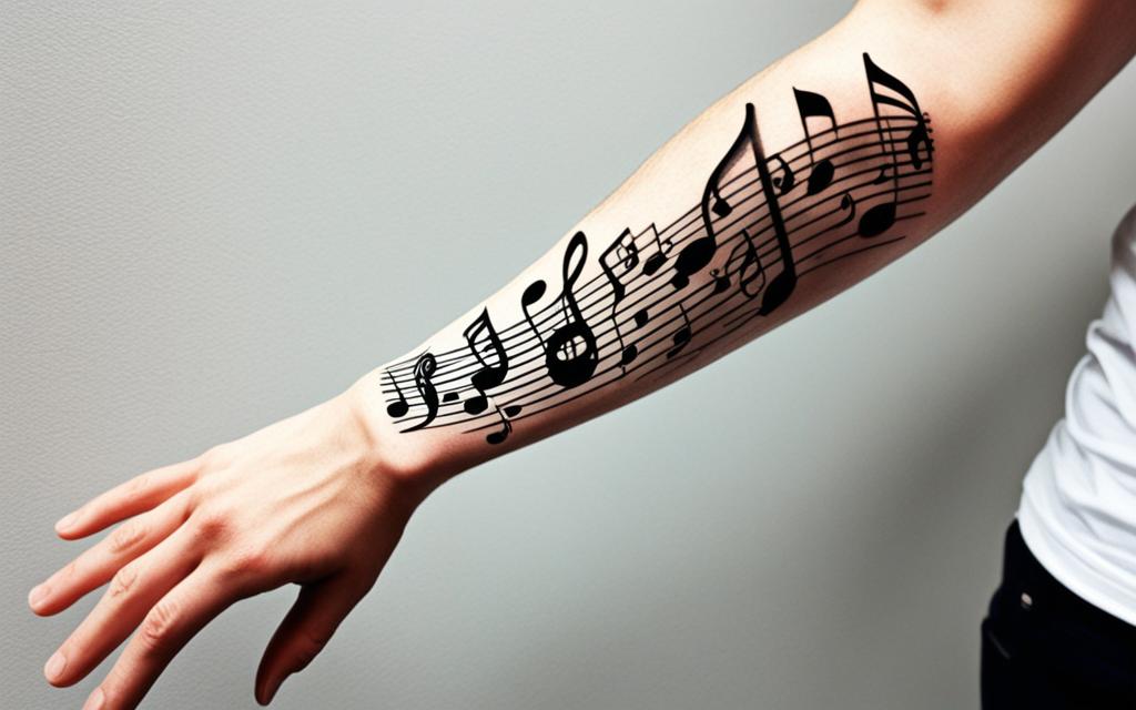 music tattoos