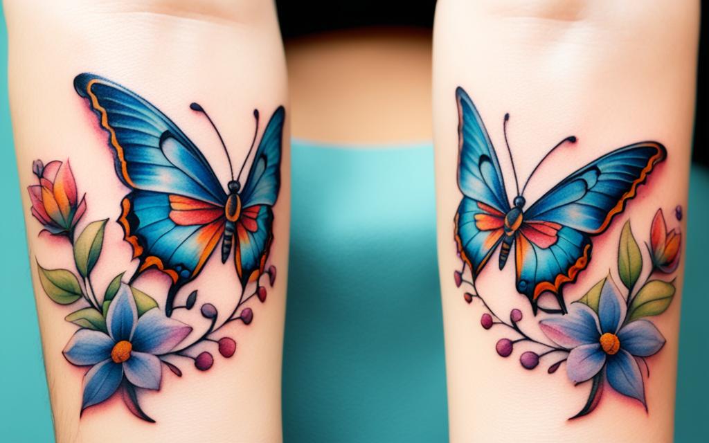 tatuajes de mariposas pequeñas