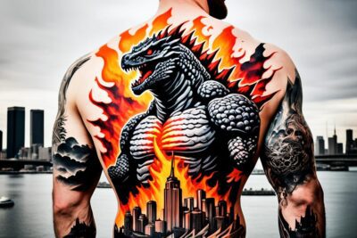 significado godzilla tattoo